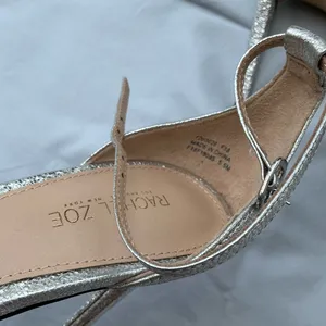 Elegant Silver Heels with REAL Fur Accent🔥🔥🔥 thumbnail 12