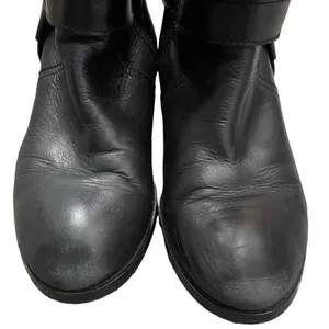 SEYCHELLES Tall Black Riding Leather Boots 7.5 thumbnail 4