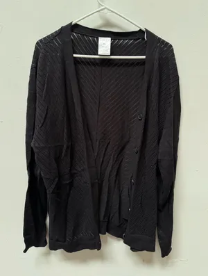 SERRA Open Knit Black Cardigan  thumbnail 1