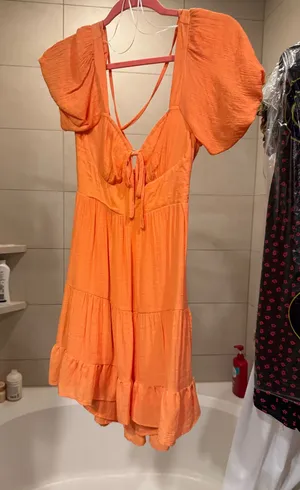Orange Princess Polly Dress Mini thumbnail 1