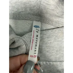 Free People FP Movement Fast Break Cotton Terry Pullover Grey Hoodie XS thumbnail 8
