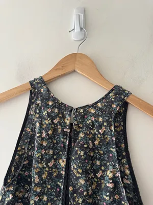 Wilfred Aritzia‎ Floral 100% Silk Floral Cottagecore Tank Top thumbnail 5