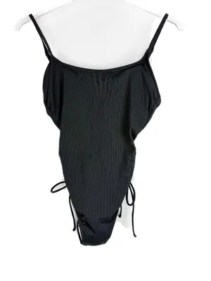 NWT Shade & Shore Ribbed Adjustable Medium Coverage One Piece Swimsuit Size XS thumbnail 2