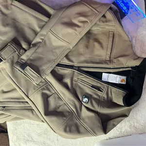 Carhartt Women's XL Brown Soft Shell Jacket Fleece Lined Casual Workwear thumbnail 6