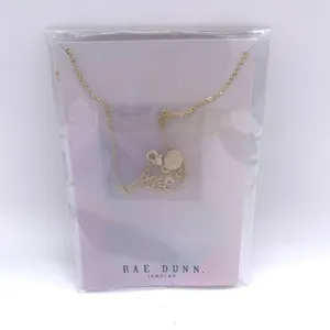 Rae Dunn I Couldn’t Say “I Do” Without You Jewelry 16+2” CZ GoldTone Necklace thumbnail 3
