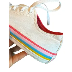 Converse Chuck Taylor All Star Ox Rainbow Stripe Canvas Sneakers thumbnail 7