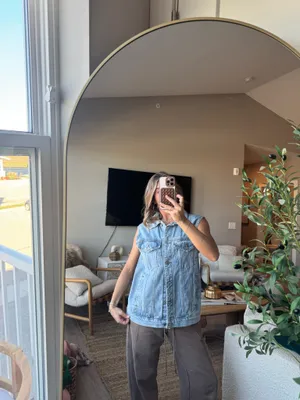 Abercrombie Denim Vest Light Blue thumbnail 2