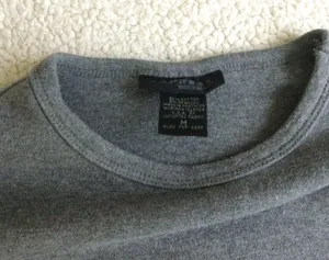 Vintage Gray Crewneck Long Sleeve Top -Sz Medium thumbnail 6