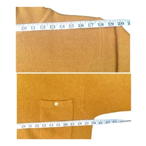 Jones New York Vintage Mustard Yellow Lambswool Angora Turtleneck Sweater Size P/M 80s 90s thumbnail 11