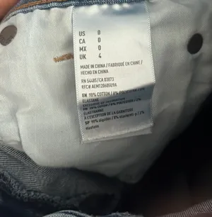 American Eagle Denim Jean Shorts, Size 0 thumbnail 3