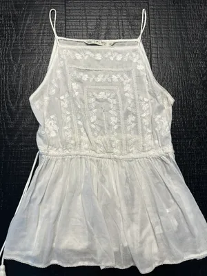 Zara Basic Peplum Top thumbnail 1