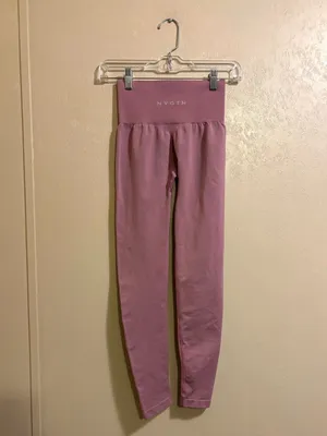 NVGTN Pastel Pink NV Seamless Leggings sz XS thumbnail 2
