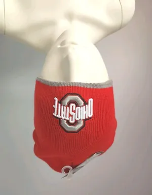 NWT Scarlet Ohio State Buckeyes University Football Campus Knit‎ BeanieCap Hat thumbnail 1