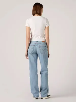 NWT Levi's 94 Baggy Straight Jeans in Light Wash Blue Sz 29 thumbnail 2