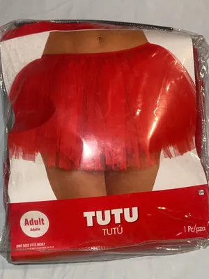 Amscan Red Short Layered Tulle Tutu Skirt Size undefined thumbnail 1