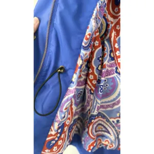 Peter Millar Element Royal Blue Woman's Windbreaker Golf Jacket Size Small 2814 thumbnail 5