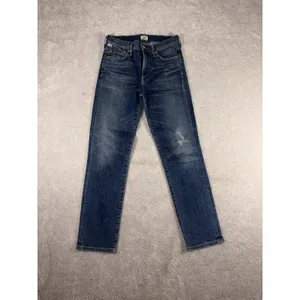 Citizens Of Humanity Cara High Rise Cigarette Ankle Jeans size 26 Dark‎ Blue thumbnail 2