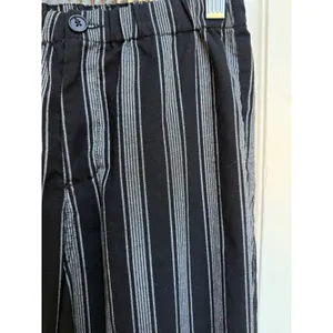 John Galt Black & White‎ Striped Pants Casual Cropped Trousers Size XS/Small thumbnail 2