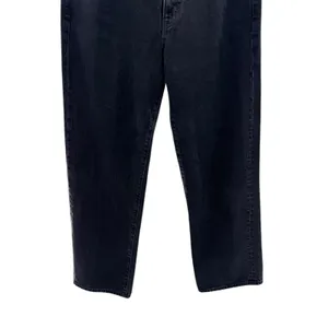 SLVRLAKE London Crop High Rise Straight‎ Leg Jeans Faded Black Size 29 USA thumbnail 4