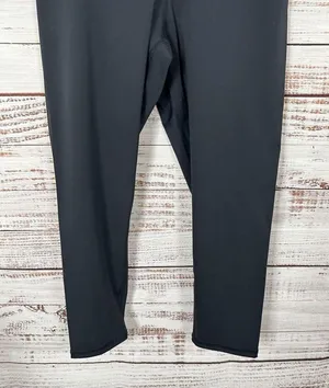 Double Zero Women's Activewear Stretch Yoga Leggings Black Large thumbnail 4