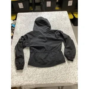 Calia‎ Womens XS Hooded Windbreaker Pure Black Water Repellent WAX14309 NWT thumbnail 4