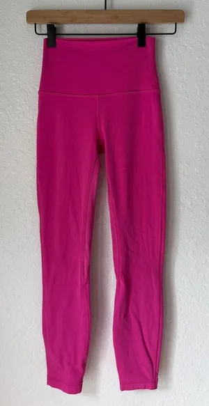 🍋 LULULEMON Align High-Rise Pant 25" in Sonic Pink W5CTCS Size 2 thumbnail 1