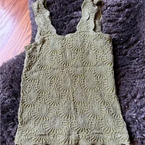 Free People Olive Textured Tank Top thumbnail 2