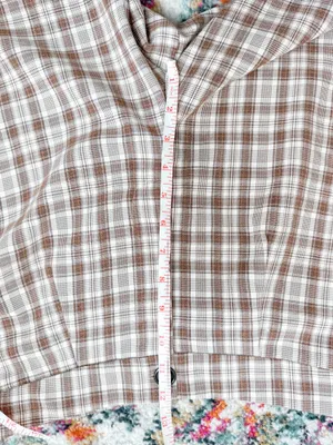 Plaid Pants Brown Size 28 thumbnail 6