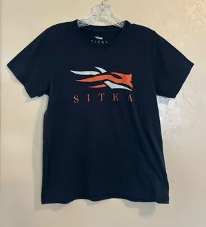 Sitka women’s Icon Tee sz S/M Black thumbnail 1