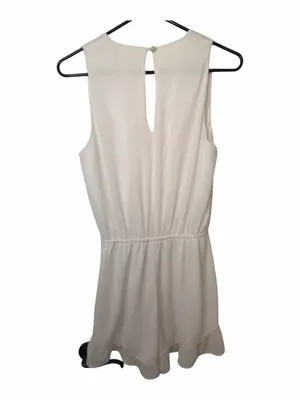 Show Me Your Mumu Riri Romper S Small Sleeveless Crossover Front Ruffle Hem Boho thumbnail 3