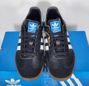 Women's size 6/Men's size 5 (UK 4.5) Adidas Samba Black white gum thumbnail 5