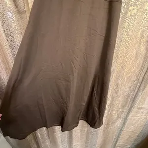 Patagonia W's Morning Glory Halter Chocolate Brown Tie Back Midi Dress XL thumbnail 4