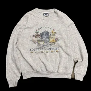American Vintage Vintage Country comfort distressed graphic sweatshirt thumbnail 1