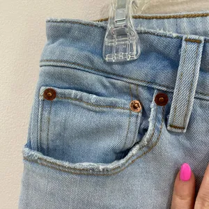 Abercrombie High Rise Mom‎ Jeans 28/6 Raw Hem Ankle Slim Fit Vintage Chic thumbnail 4