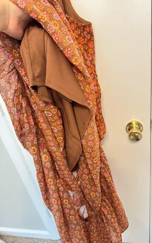 Floral Maxi Dress Size Large Multiple thumbnail 5