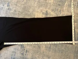Lululemon Black Wide Leg Still Pants Size 8 Short (29" Inseam) thumbnail 6