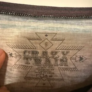 Crazy Train Strait Outta The South‎ Serape Stripe V-Neck Graphic T-Shirt Small thumbnail 2