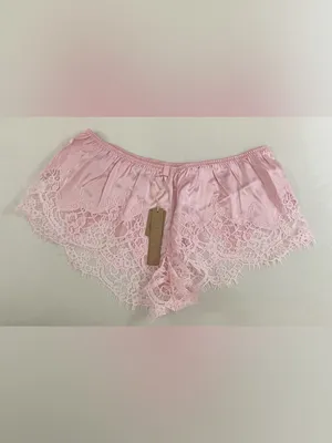 Skims SILK Lace Trim Sleep Shorts Peony Tonal Pink Size XS NWT (shorts only) thumbnail 6