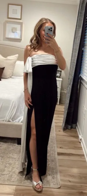 Hutch Strapless Column Bow Maxi Dress thumbnail 1