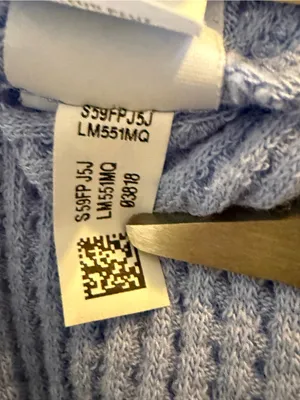 Offline by Aerie NWT Takes Two to Tango Oversized Waffle Thermal Top Blue XS thumbnail 9