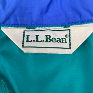 Vintage 90s L.L. Bean Green Teal Windbreaker Jacket thumbnail 4