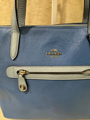 Coach Taylor Pebbled Leather Tote thumbnail 2