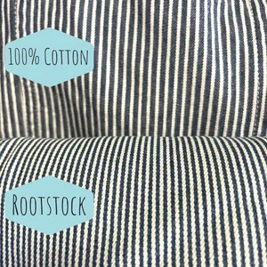 Duluth Trading Overall Shorts Railroad Engineer Striped 100% Cotton Workwear M thumbnail 10
