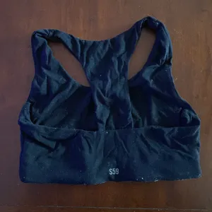 It Black Racerback Sports Bra thumbnail 2