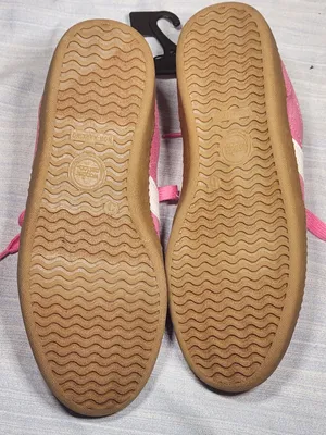 Wonder Nation Pink Faux Suede Memory Foam Retro Gum Sole Sneakers Girls Size 5 thumbnail 8
