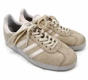 Adidas Gazelle Cream Suede‎ Sneakers Size 5.5 thumbnail 1