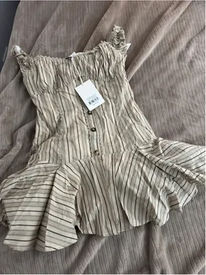 Peppermayo Jumana Off Shoulder Mini Dress size 4 NWT thumbnail 6