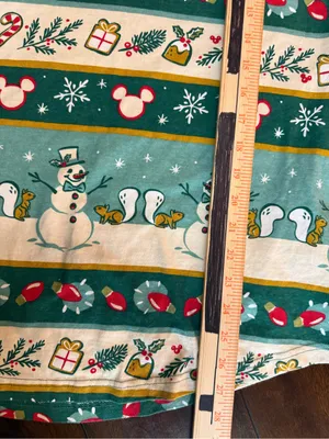 Walt Disney World Spirit Jersey Long Sleeve Christmas Snowman Holiday Size M thumbnail 7