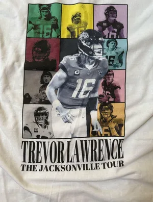 Jacksonville Jaguars Trevor Lawrence Tshirt thumbnail 2