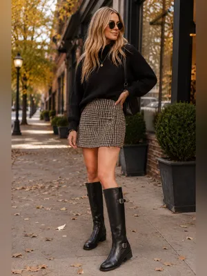 Born Gibb tall leather riding boots black 7 thumbnail 2